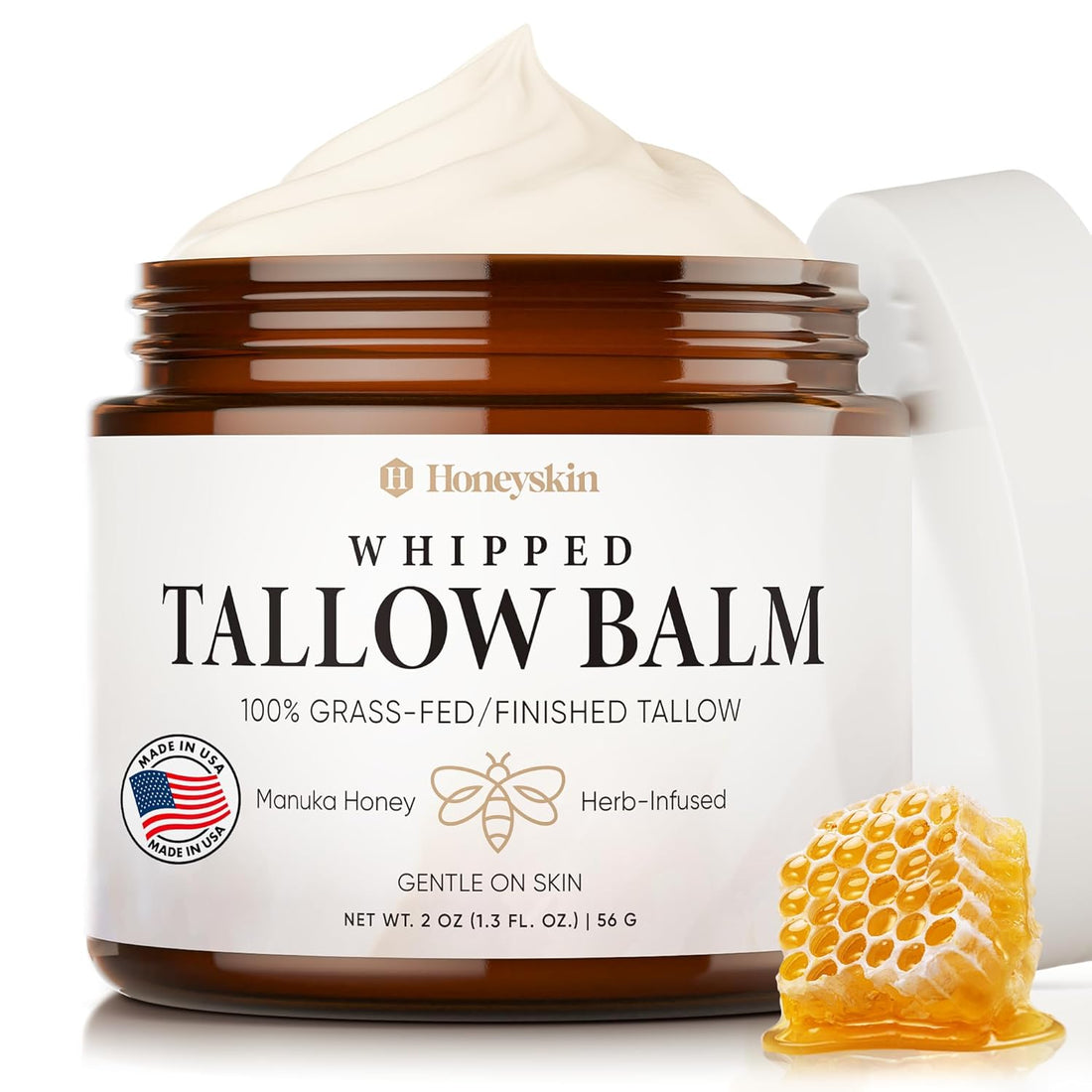Whipped Tallow and Honey Balm