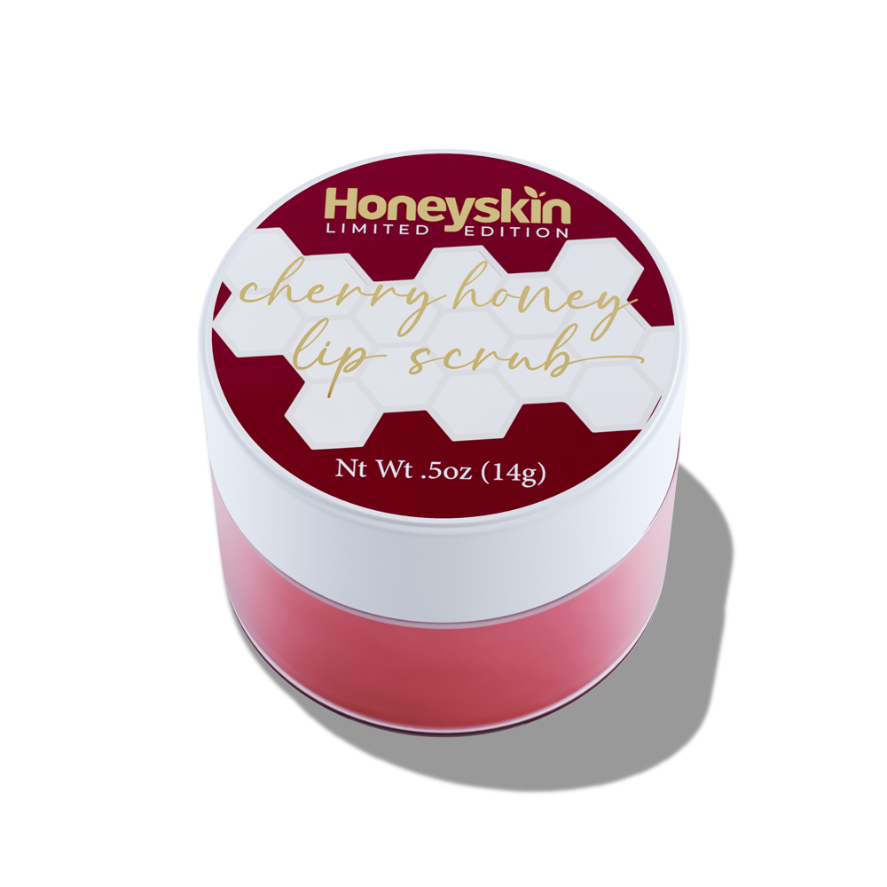 Cherry Honey Lip Exfoliating Scrub - Honeyskin