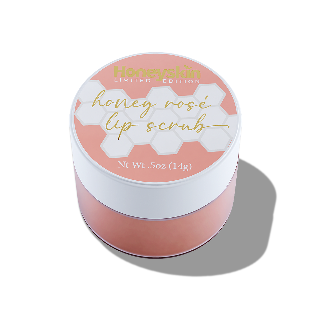Honey Rosé Lip Exfoliating Scrub - Honeyskin