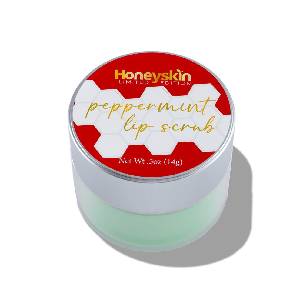 Soothing Peppermint Lip Scrub - Honeyskin