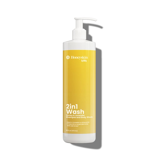 Kids 2-in-1 Honey Lavender Shampoo and Body Wash - Honeyskin