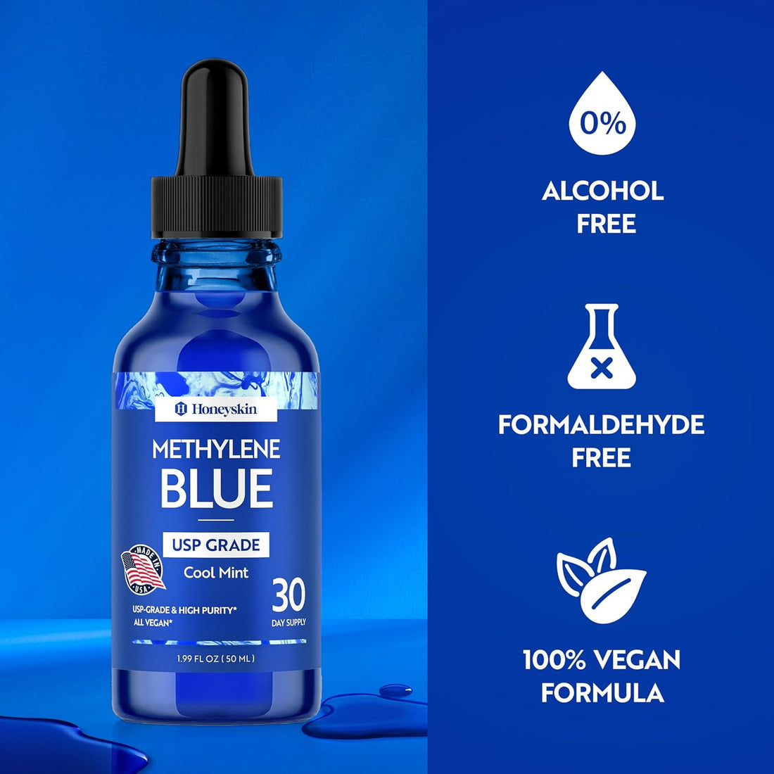 Honeyskin Methylene Blue Pharmaceutical Grade