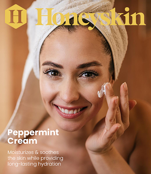Peppermint Honey Moisturizing Face and Body Cream - Honeyskin