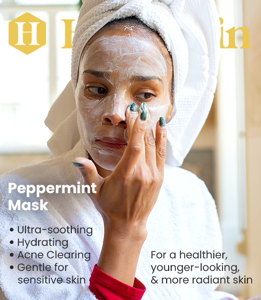 Ultra-Soothing Peppermint Face Mask - Honeyskin