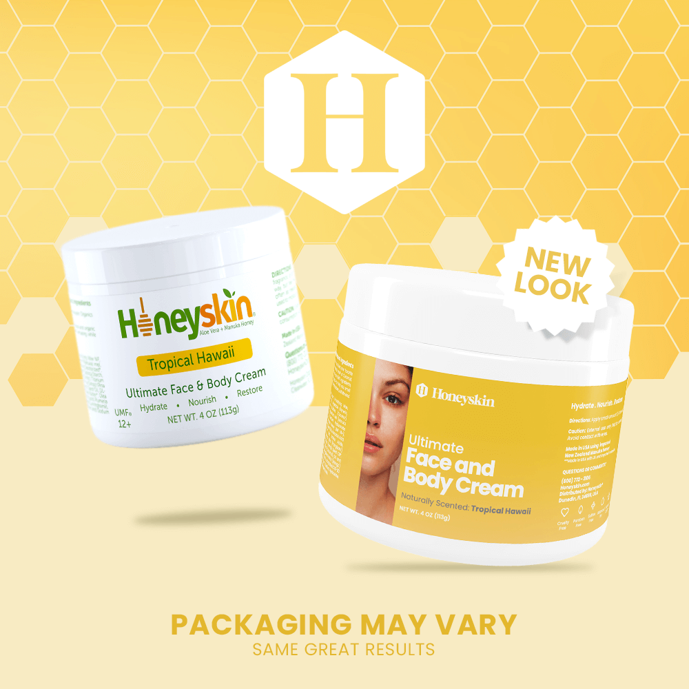 Ultimate Face & Body Cream - Natural Tropical Hawaii - Honeyskin