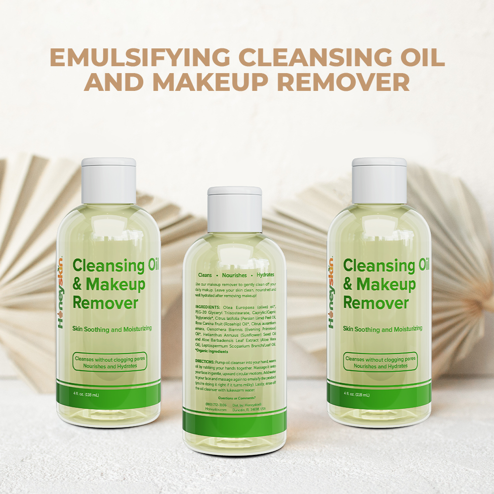 Emulsifying Cleansing Oil & Makeup Remover - Honeyskin