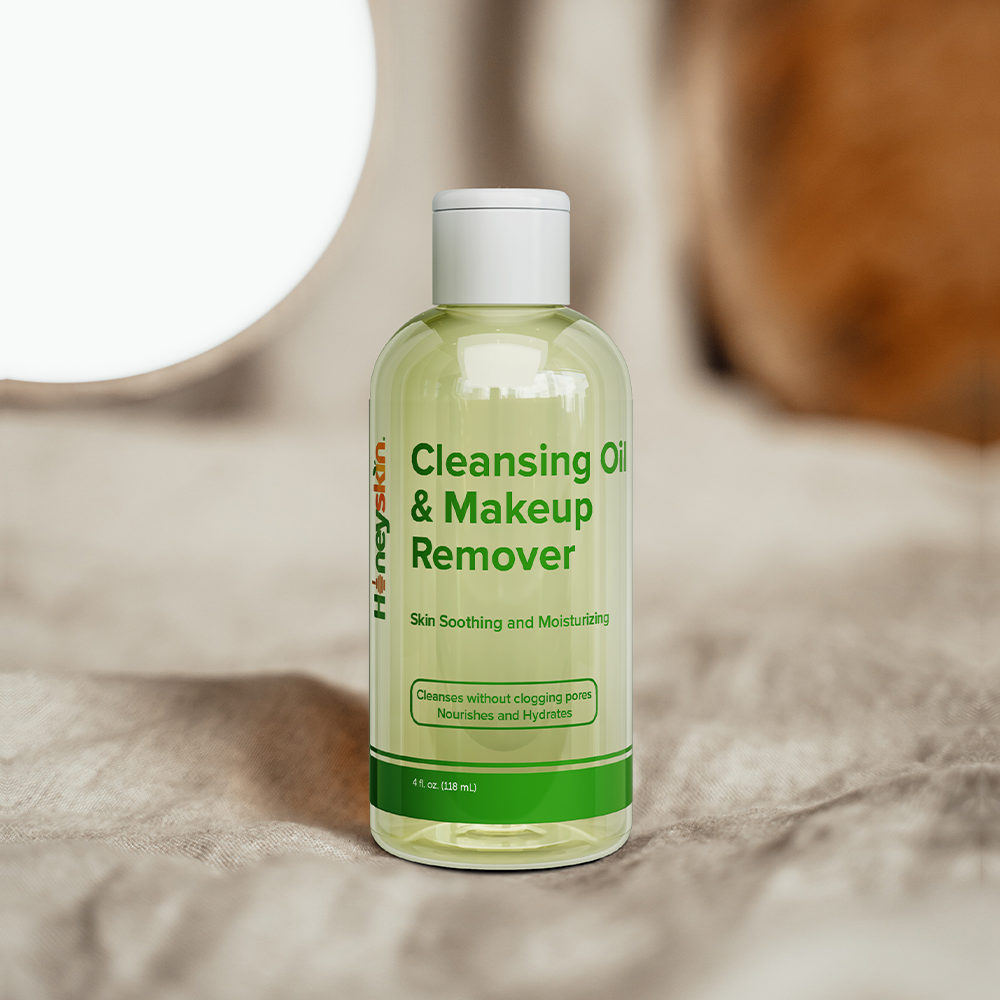 Facial Cleansing Oil and Makeup Remover - Gentle Face Makeup Cleanser and Face Moisturizer with Aloe Vera and Olive Oil - Hydrating Oil Cleanser and F