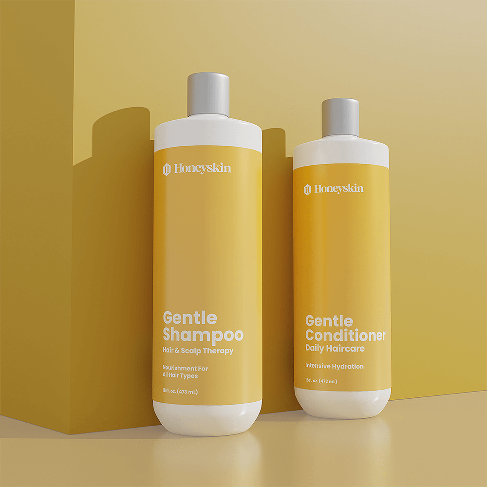 Gentle Moisturizing Honey Shampoo & Conditioner Set - Honeyskin