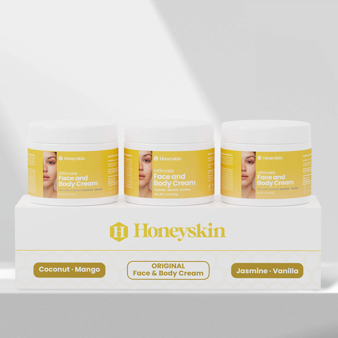 Ultimate Face & Body Cream Gift Set - Honeyskin