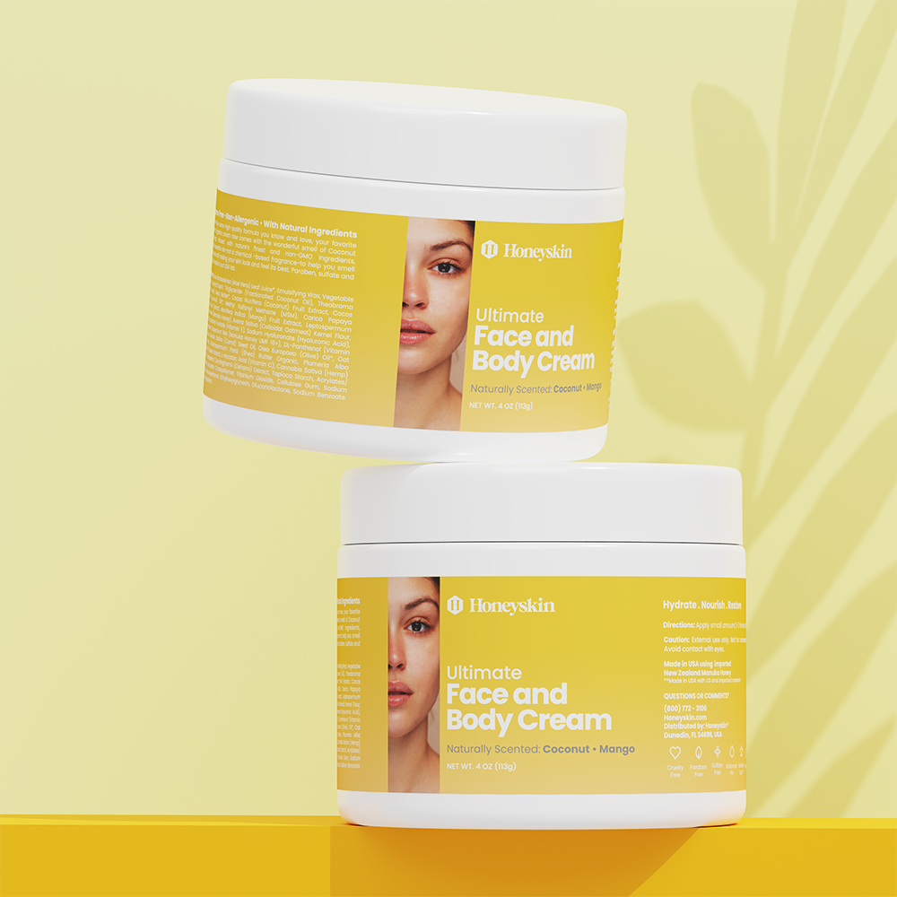 Ultimate Face & Body Cream - Coconut Mango - Honeyskin