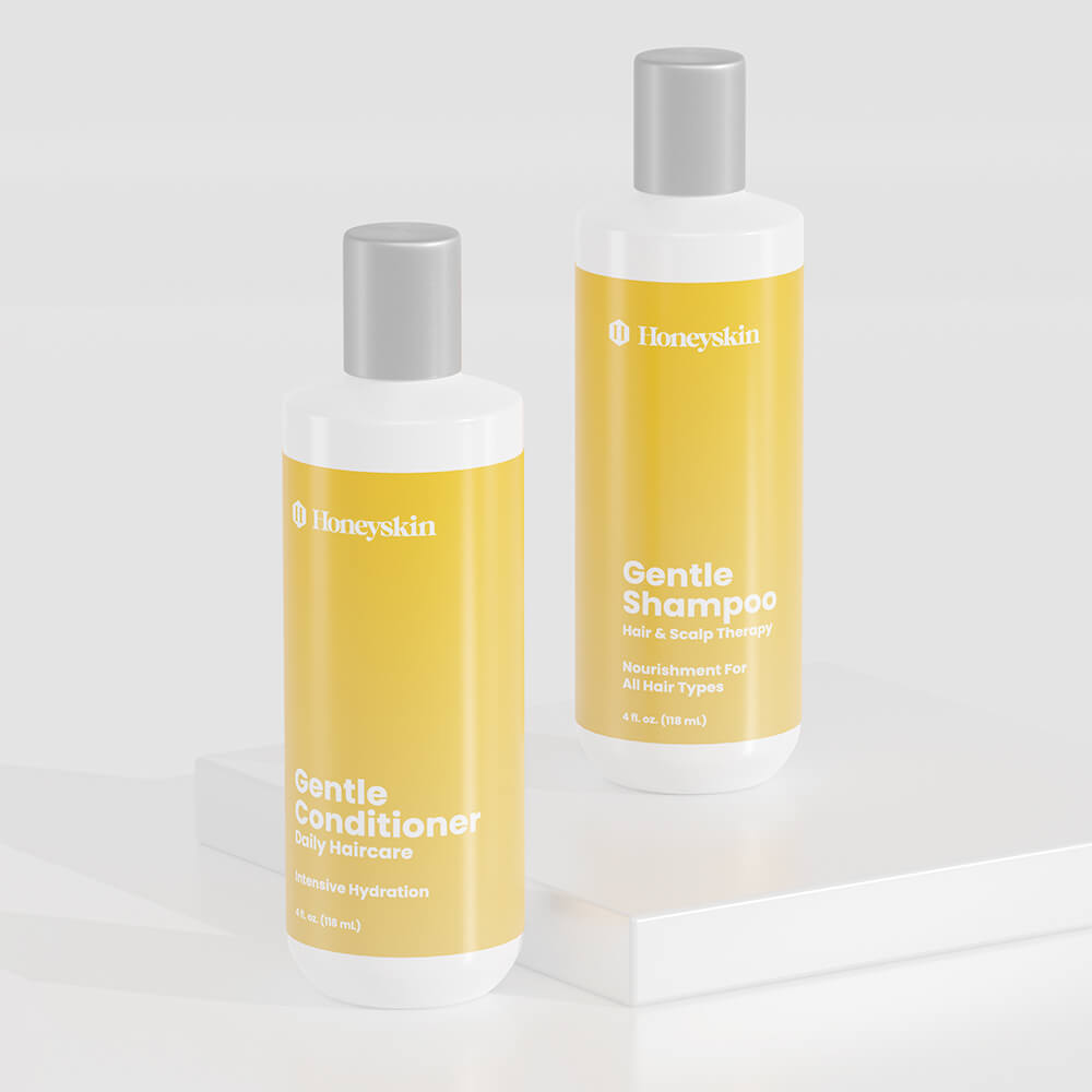Gentle Moisturizing Honey Shampoo & Conditioner Set - Honeyskin