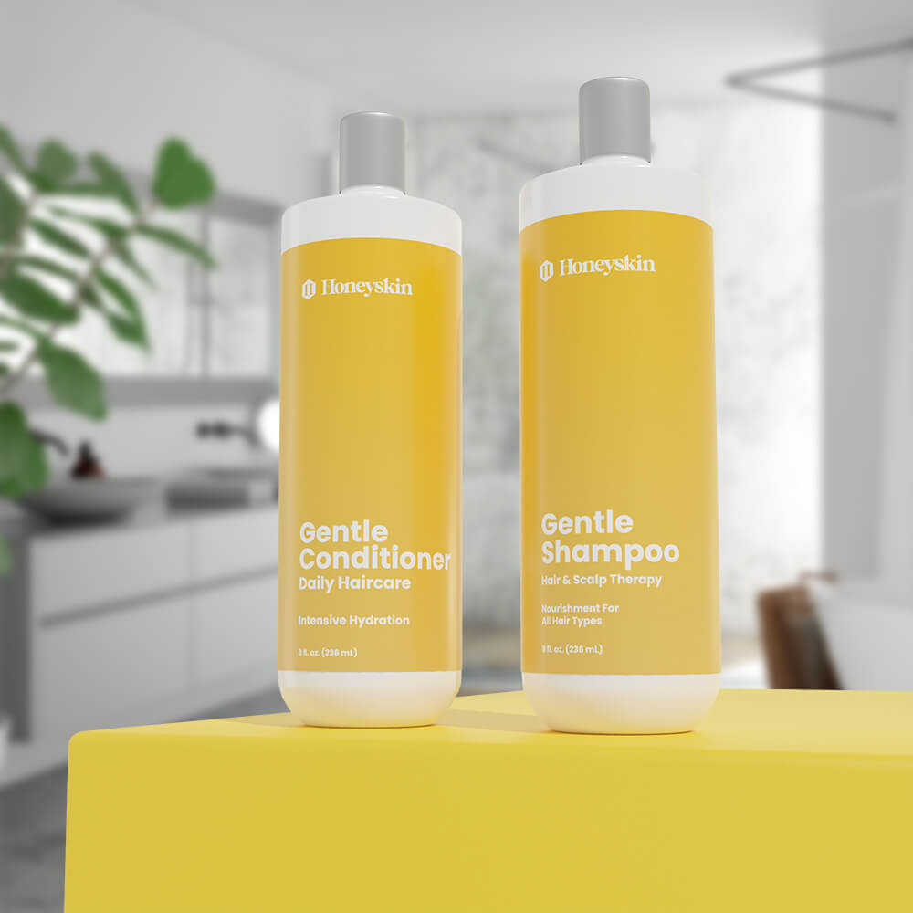 Gentle Moisturizing Honey Shampoo & Conditioner Set - Honeyskin