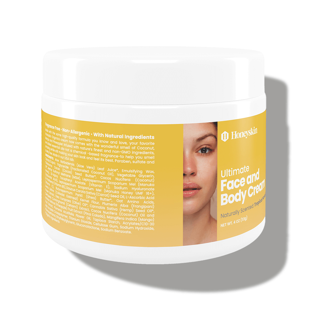 Ultimate Face & Body Cream - Natural Tropical Hawaii - Honeyskin
